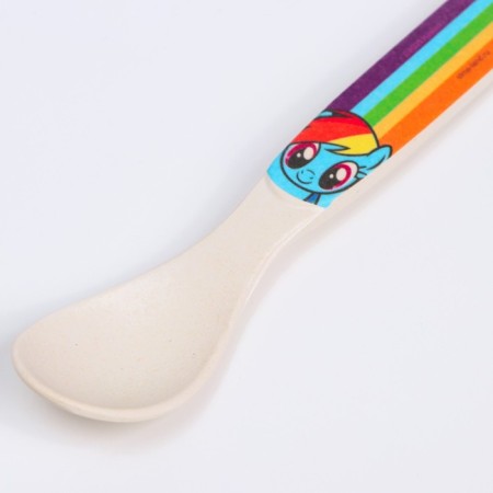 Spoon for nursery, bamboo "Rainbow Dash", My Little Pony-4