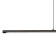 Suspended Mantra Torch, Led, 1750lm, 3000k, 1100x19x1600 mm, matte black color