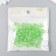 Plastic beads "Crystal polyhedron. Pistachio" Transparent set of 20 g 1x1x1 cm