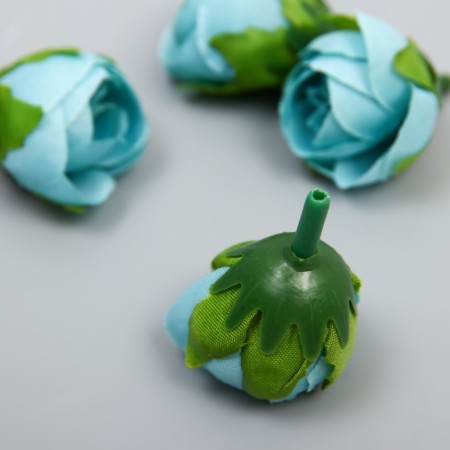 Budon on the leg for decorating "Rose Pionoid bud" of the sea 2.5x3 cm-1