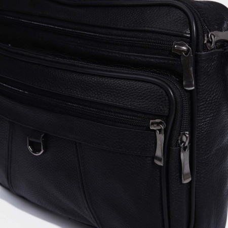Male bag, black color-4