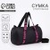 Sports bag Russian Beauty Girl with zipper, black color