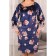 Female dress, size 56, blue, white color