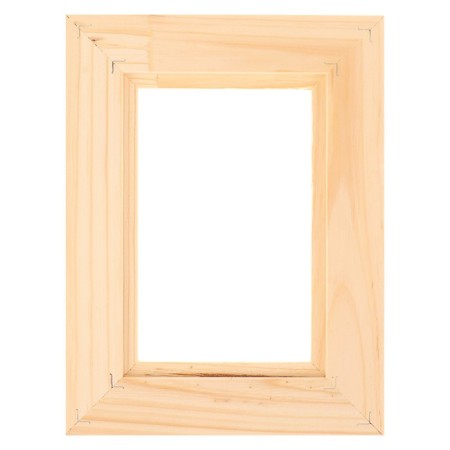 Frame for paintings (mirrors) 10 x 15 cm, profile 13 x 36 mm, No. 1 unpainted tree (suitable for decoration)-1