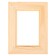 Frame for paintings (mirrors) 10 x 15 cm, profile 13 x 36 mm, No. 1 unpainted tree (suitable for decoration)