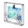 Metal photo frame "Flowers", 23 × 3 × 20 cm, black color