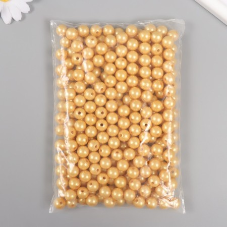 Set of beads "pearls" d 12 mm, 250 gr, beige-2