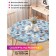 The tablecloth “New Year's balls”, round, oxford, elastic band, size 120x120 cm, diameter 75-100 cm