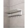 Foal shelf with a holder of towels, 5 moving hooks, 59.5 × 20.5 × 15 cm, aluminum