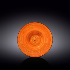 Deep plate Wilmax England Spiral, D = 20 cm, 800 ml, Orange color