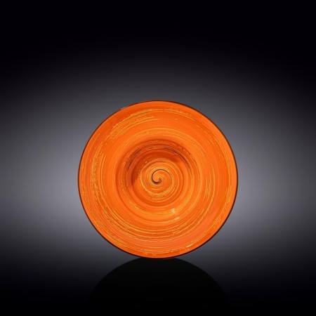 Deep plate Wilmax England Spiral, D = 20 cm, 800 ml, Orange color