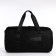 Road bag with lightning, external pocket, suitcase holder, long belt, black color