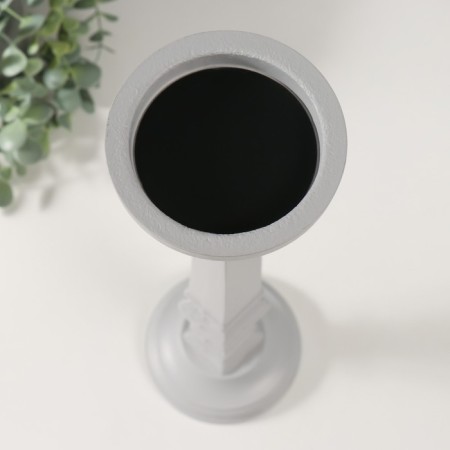 Summary tree for 1 candle "Pantheon" light gray 11.5x11.5x39.5 cm-1