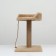 A column-bungee with a sunbed, 35 x 35 x 55 cm, beige