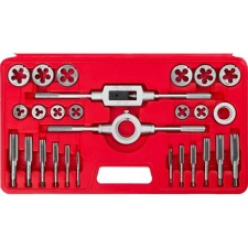 Set of taps and dies Zubble 28123-H27, steel 9XS, in plastic boxing, 27 items