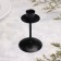 Bob Climber Metal for 1 candle, 7.4x12 cm, black