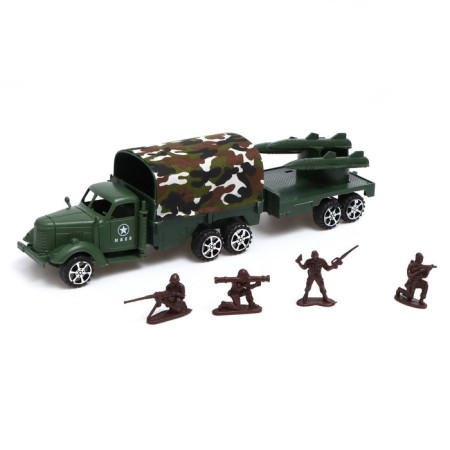 The inertial “Army” machine, with a trailer, mix-9
