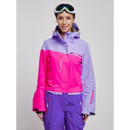 Combineson ski female winter, size 48, purple color-7