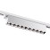 Snow -shaped single -phase three -core LED Novotech. Iter, 16W, LED, 66x315x36 mm, white color