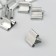 Fitting holder T-shaped metal 1.3x1.5x1 cm