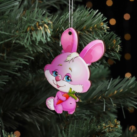 Herbal toy Bilateral "Bunny", 9x6 cm-2