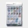 Bathroom curtain "Rhythm", 180 × 180 cm, white-black color