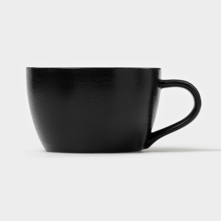 Ceramic coffee magistro Carbon Ceramic Ceramic, 4 items: a cup of 200 ml, a saucer d = 14.5 cm-5