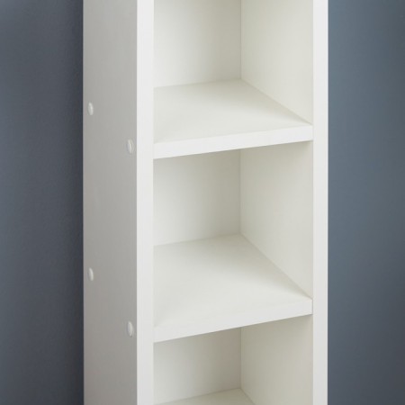 Quarter 20 bathroom cabinet (4 open sections), 19 x 20 x 95 cm-2