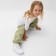 Children's pants Minaku: Exclusive Print, Olive color, Oversize growth 104 cm