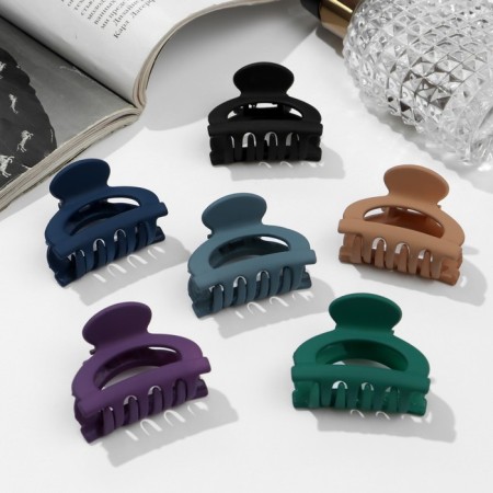 Hair crab "Matte" arc mini, 4 cm, mix-2