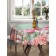 Tablecloth “flowers as a gift”, round, sata, d = 150 cm