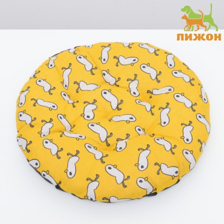 Animal sunbed "duck", 50 x 50 x 10 cm, yellow
