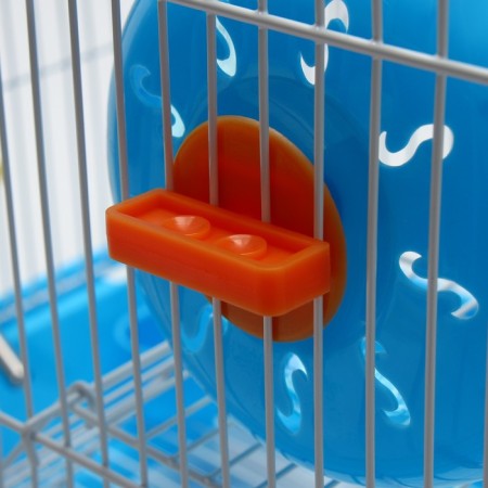 A cage for rodents with filling RT-3, 30 x 23 x 39 cm, blue-11
