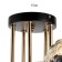 Svetogor chandelier "Love" 5x60W E27 Black 53x53x23cm