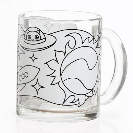 Set for creativity painting mugs "Cosmic"-2