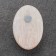 Magnet "Spoon of Zagrebushka", Selenite, Metal, Minerals, 5.1 x 3.5 cm