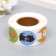 Stick Paper "Kits" d = 2.5 cm 500 pcs in a roll 3x6x6 cm