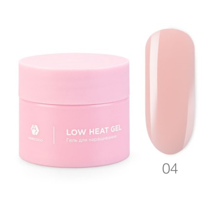 Low -temperature single -phase gel AdricoCo Low Heat, No. 04 Lotus Lotos, 50 ml