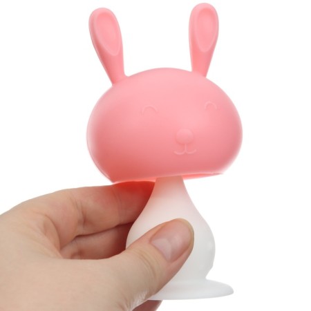 A set of silicone teeters “My bunny”, with a rattle, 3 pcs., In the case, crush me-7