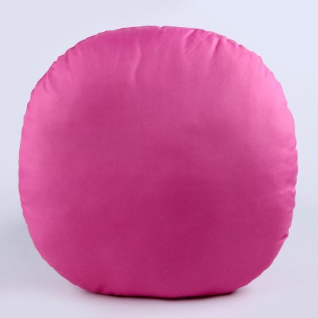 The pillow is round "Dracos", pink-3