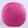 The pillow is round "Dracos", pink