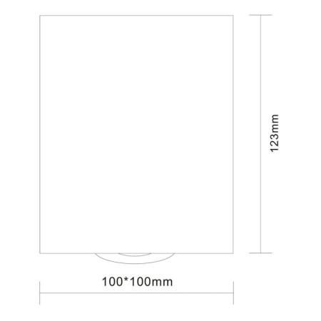 Ceiling lamp ST LUCE. ST109.507.01. 1x50 W, GU10, 10x10x12.3 cm, white color-6