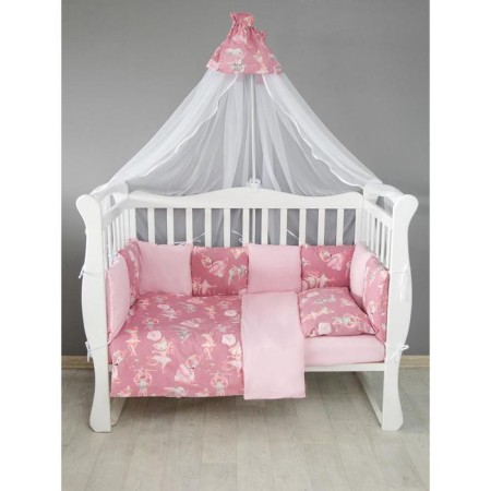 The side in the crib is 12 objects, the color is pink-6