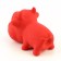 Brying toy for dogs from Latex "Bull", 9 cm, red