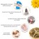 Feet Napting - Herbal Generation "Wormwood and Chrysanthemum", set of 5 pcs