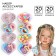 Gift set, hair gum 20 pcs, hairpin crab 20 pcs, princesses
