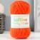 Yarn 100% acrylic "Softy Kids" 90m ± 5m 50 g color 07 carrot