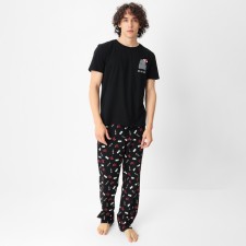 Новый год. Пижама мужская KAFTAN ho ho ho, размер 56
