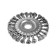Metal brush for ushm tundra, twisted wire, flat, landing 22 mm, 125 mm