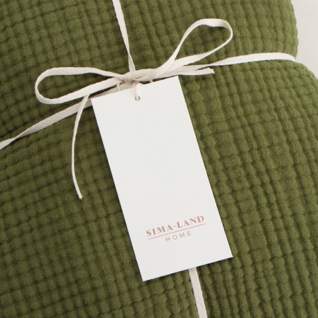 Plaid SL Home 4x layin. Muslin 150*200 cm, central green 100% cotton-5